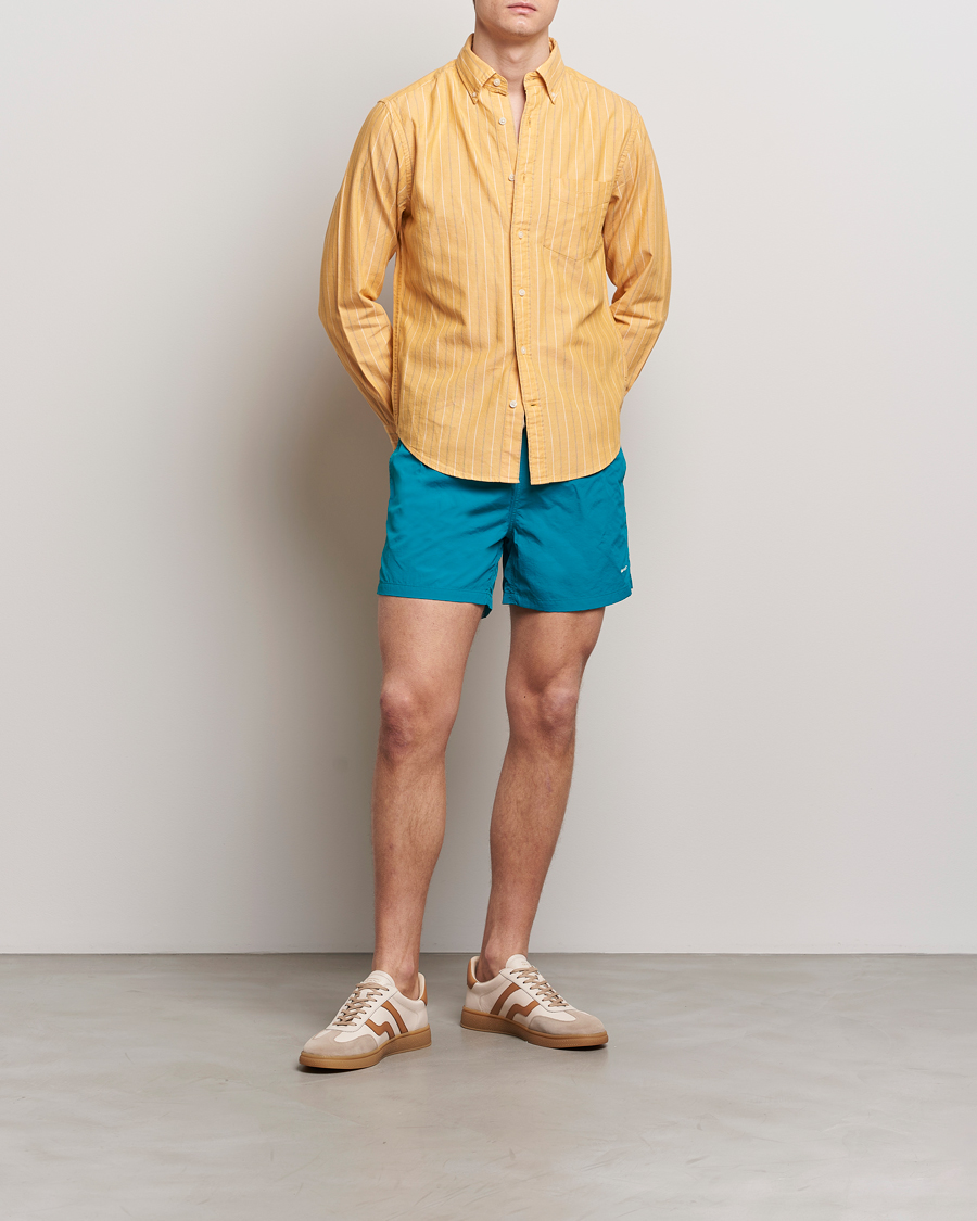 Homme | Maillots De Bain | Gant | Basic Swimshorts Ocean Turquoise