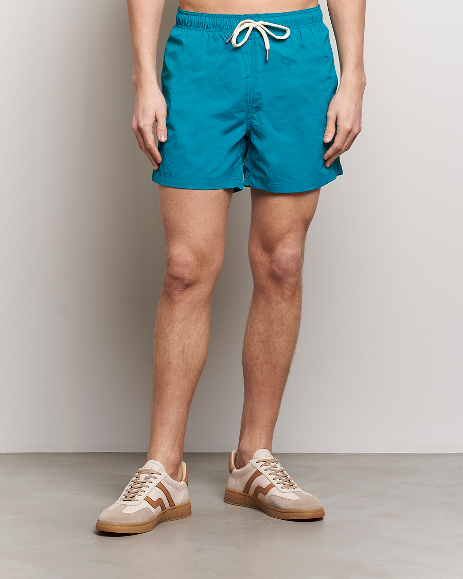 Homme | Maillots De Bain | Gant | Basic Swimshorts Ocean Turquoise