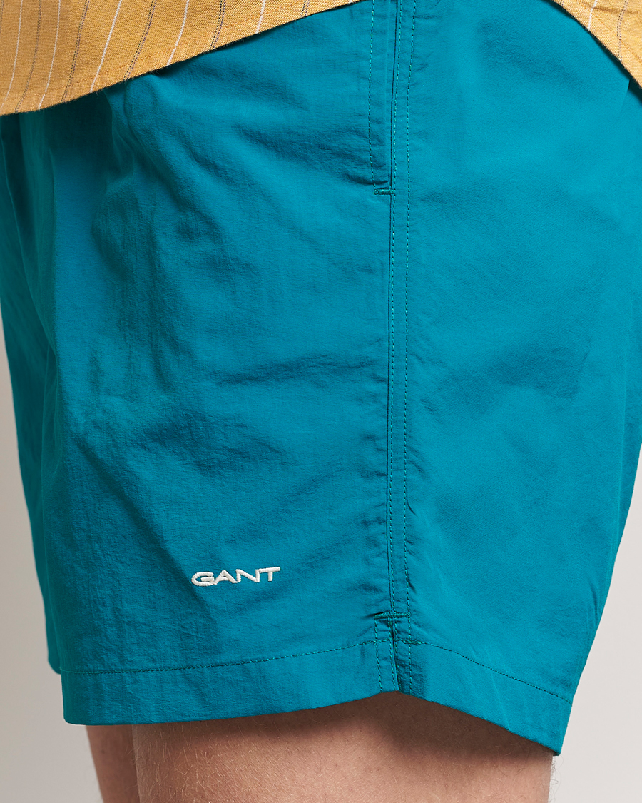 Homme | Maillots De Bain | Gant | Basic Swimshorts Ocean Turquoise