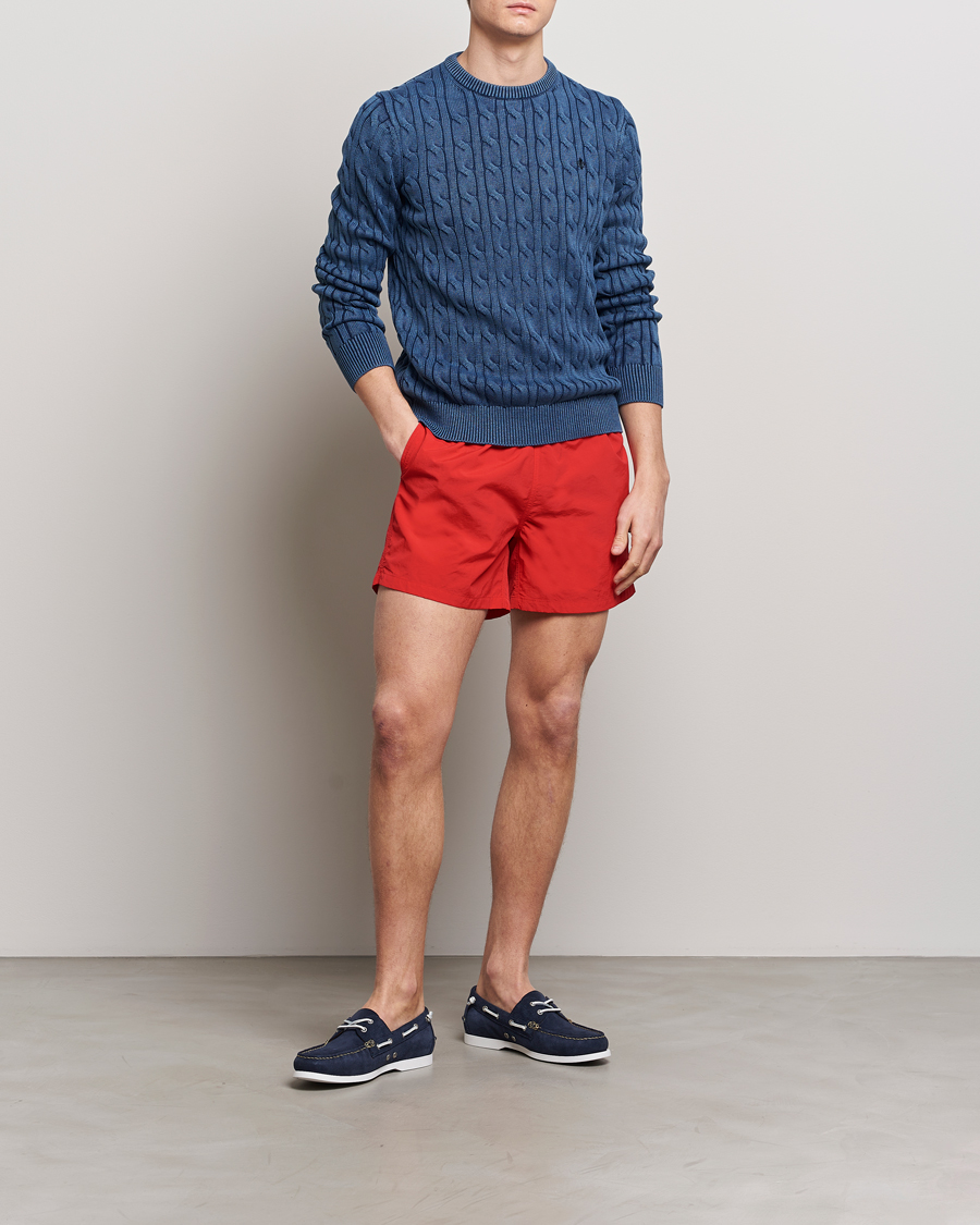Homme | Maillots De Bain | Gant | Basic Swimshorts Bright Red
