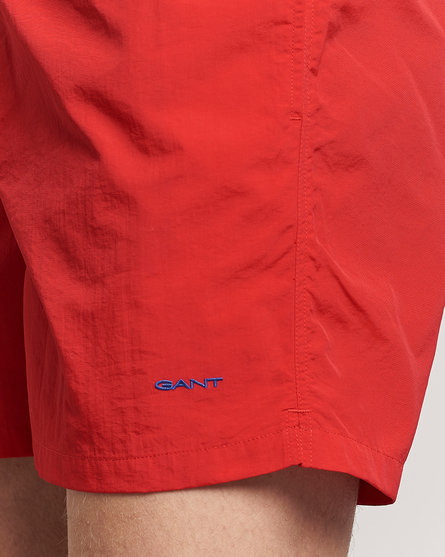 Homme | Maillots De Bain | Gant | Basic Swimshorts Bright Red