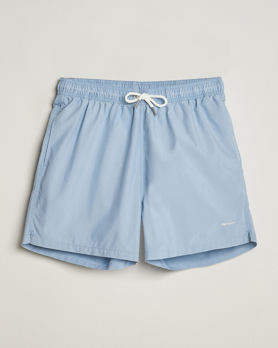 Homme | Maillots De Bain | GANT | Sunbleached Swimshorts Dove Blue