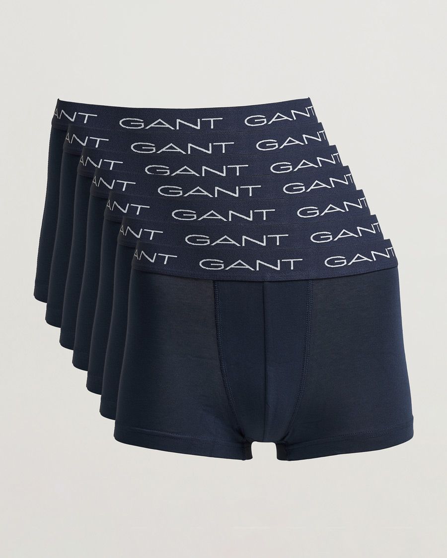 Homme | Sous-Vêtements Et Chaussettes | GANT | 7-Pack Trunks Navy