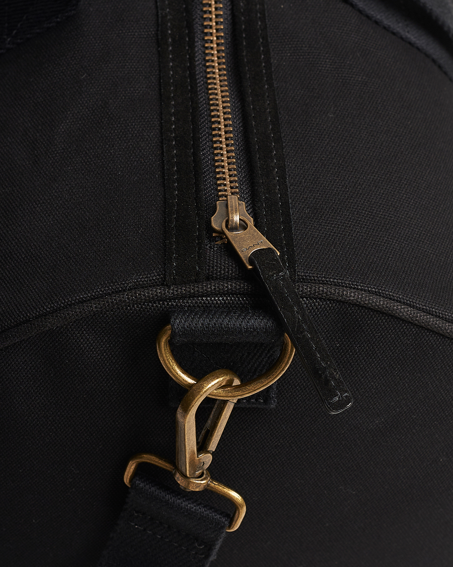 Homme | GANT Tonal Shield Duffle Bag Ebony Black | GANT | Tonal Shield Duffle Bag Ebony Black
