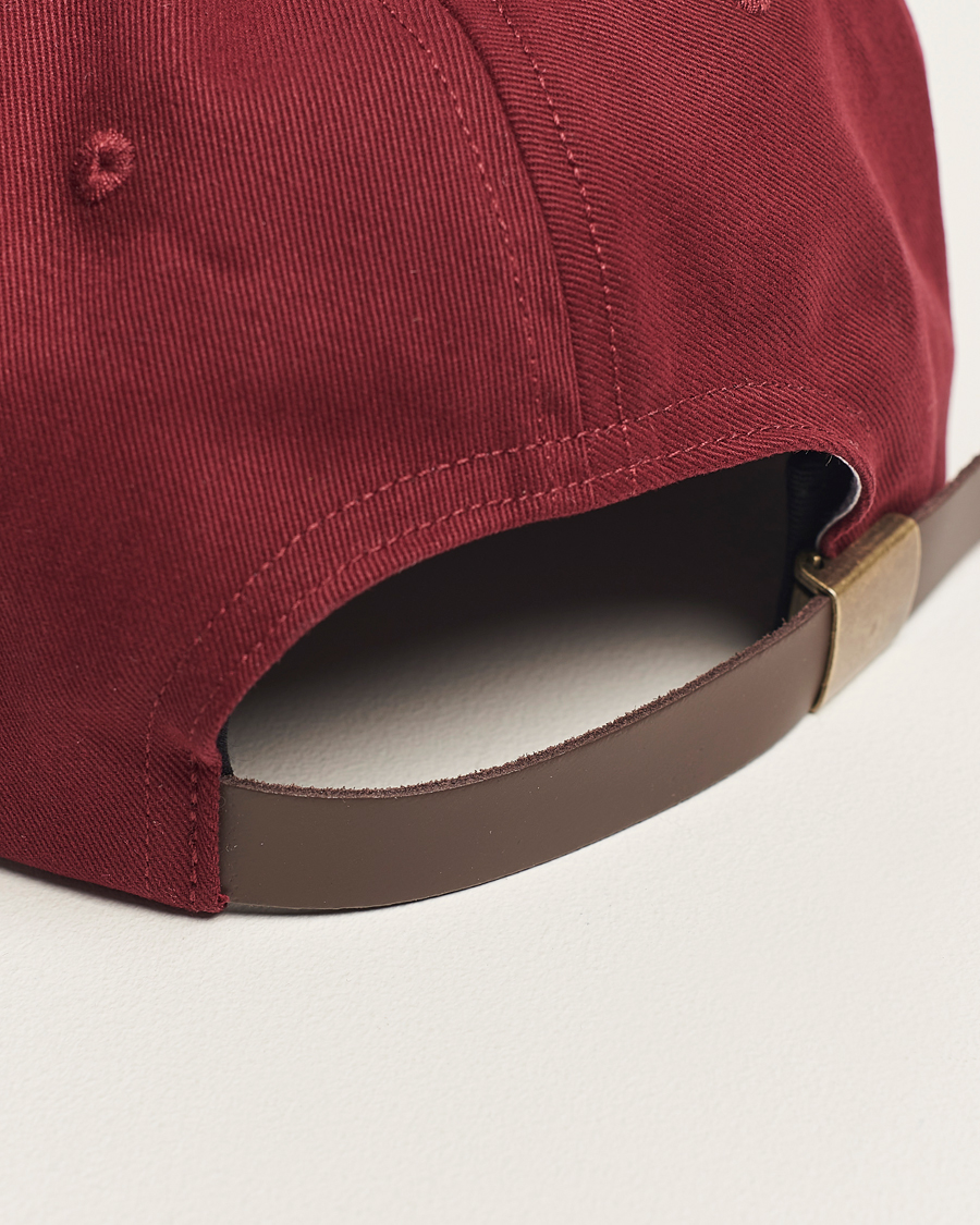 Homme | Ebbets Field Flannels Made in USA Unlettered Cotton Cap Burgundy | Ebbets Field Flannels | Made in USA Unlettered Cotton Cap Burgundy