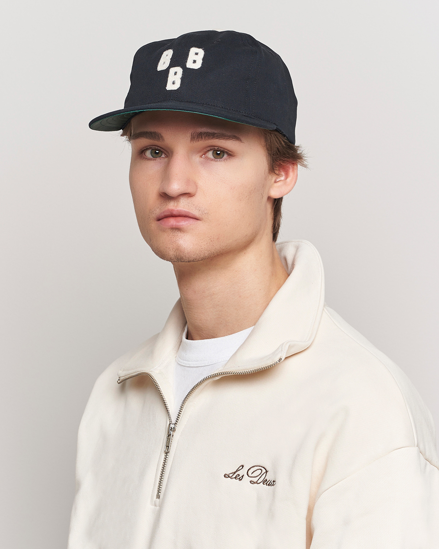 Homme | Ebbets Field Flannels Made in USA Birmingham Black Barons Vintage Cap Black | Ebbets Field Flannels | Made in USA Birmingham Black Barons Vintage Cap Black
