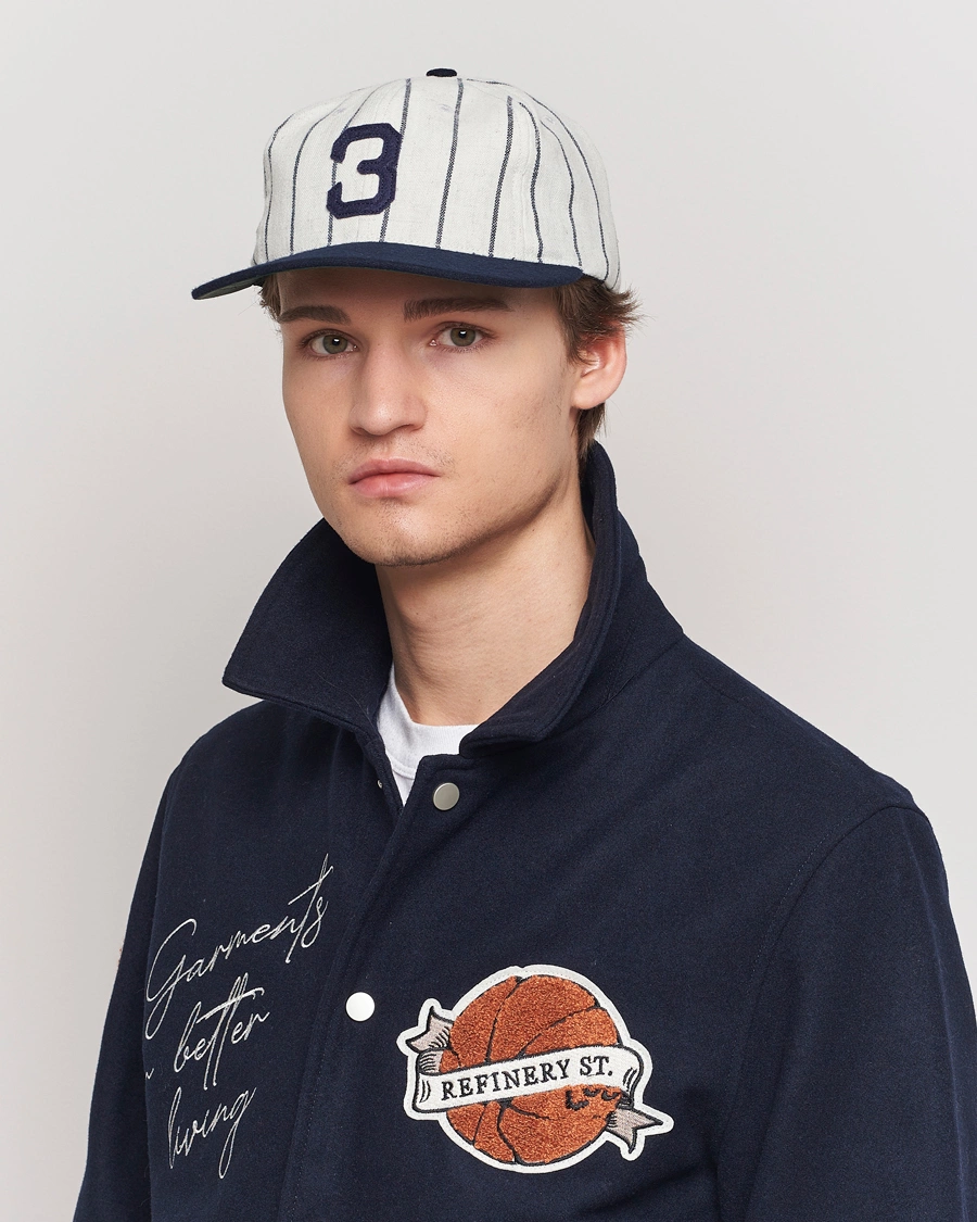 Homme | Bobs Et Casquettes | Ebbets Field Flannels | Made in USA Babe Ruth 1932 Signature Series Cap White