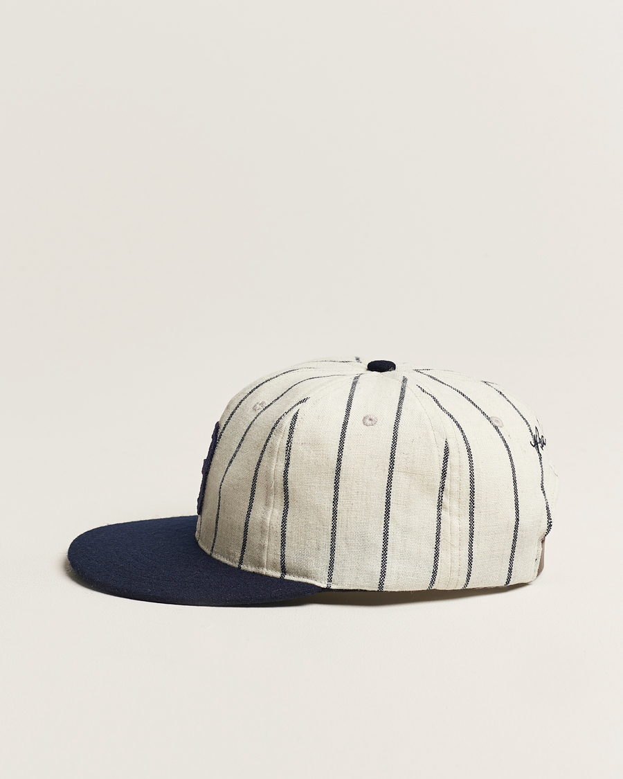 Homme | Ebbets Field Flannels Made in USA Babe Ruth 1932 Signature Series Cap White | Ebbets Field Flannels | Made in USA Babe Ruth 1932 Signature Series Cap White