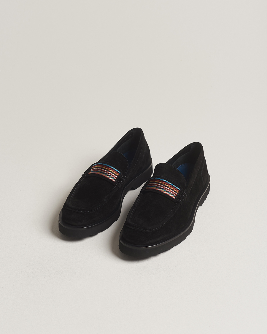 Homme |  | Paul Smith | Bancroft Suede Loafer Black