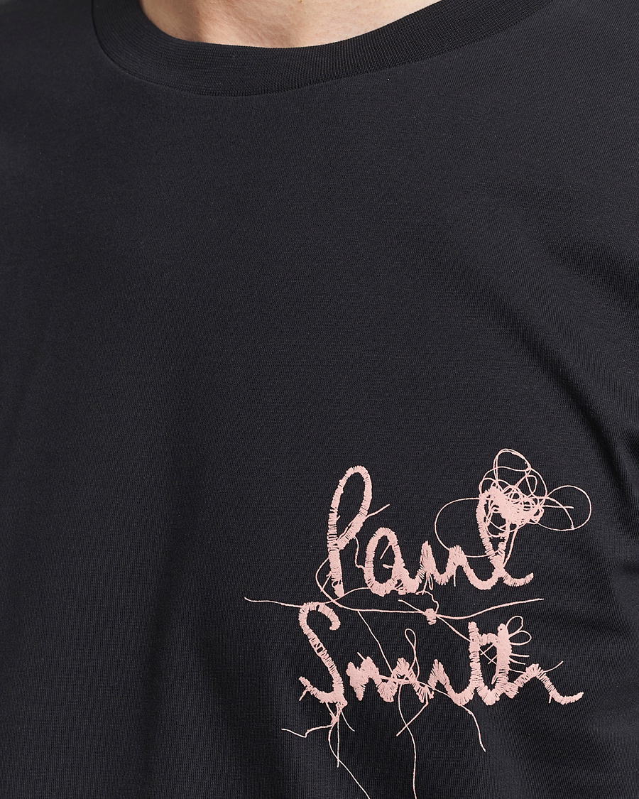 Homme | T-shirts | Paul Smith | Organic Cotton Logo Crew Neck T-Shirt Black
