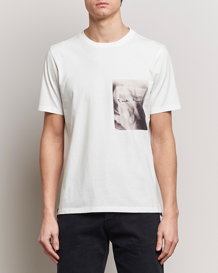 Homme | T-shirts | Paul Smith | Organic Cotton Printed T-Shirt White