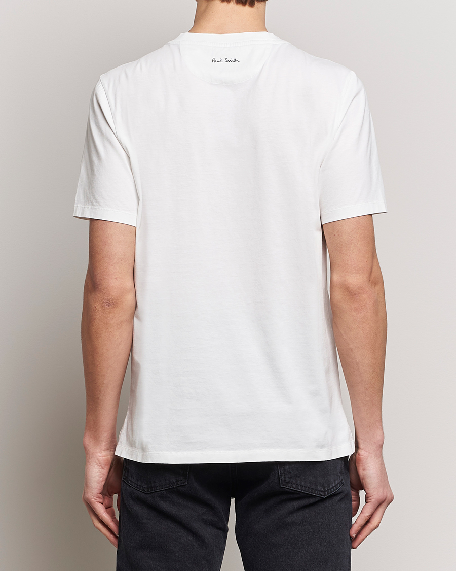 Homme | T-shirts | Paul Smith | Organic Cotton Printed T-Shirt White