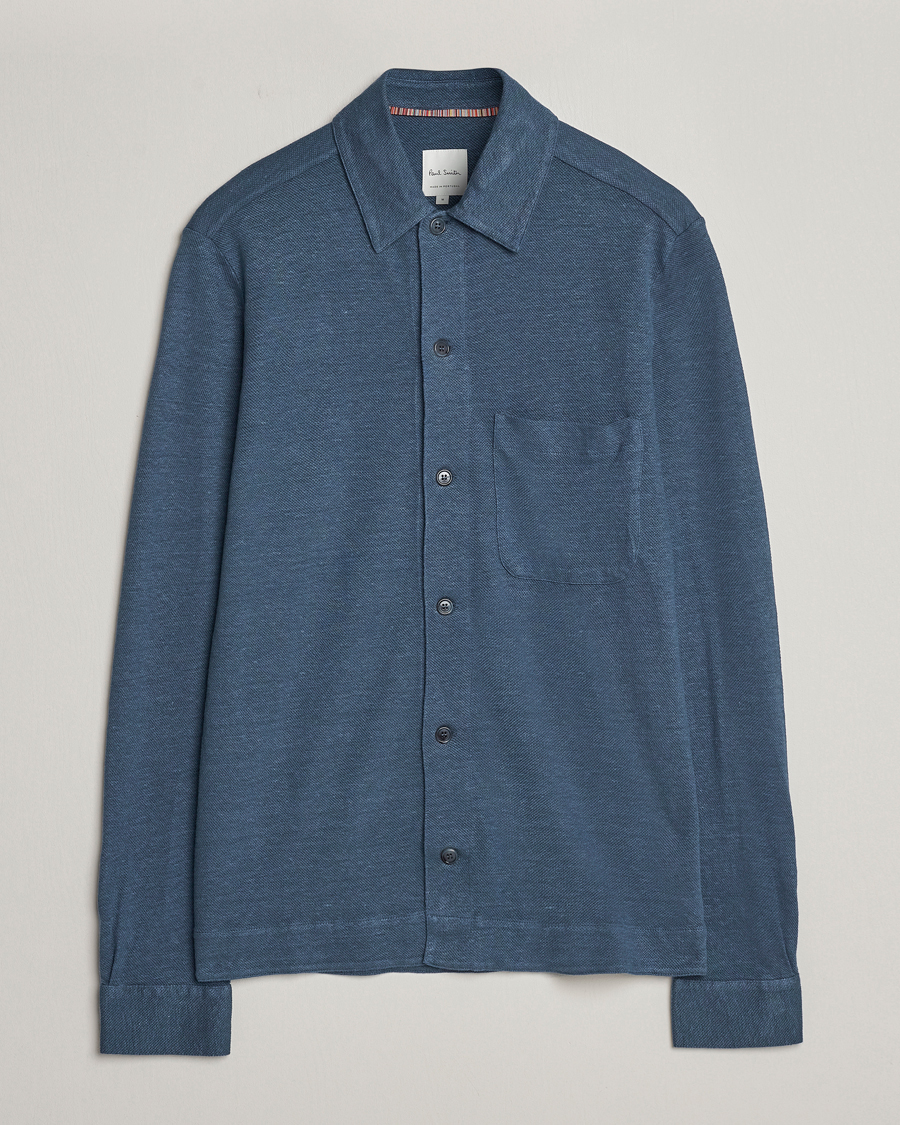 Homme | Chemises | Paul Smith | Linen Jersey Shirt Blue