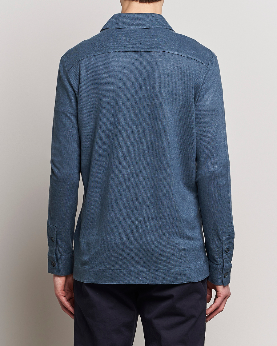 Homme | Chemises | Paul Smith | Linen Jersey Shirt Blue