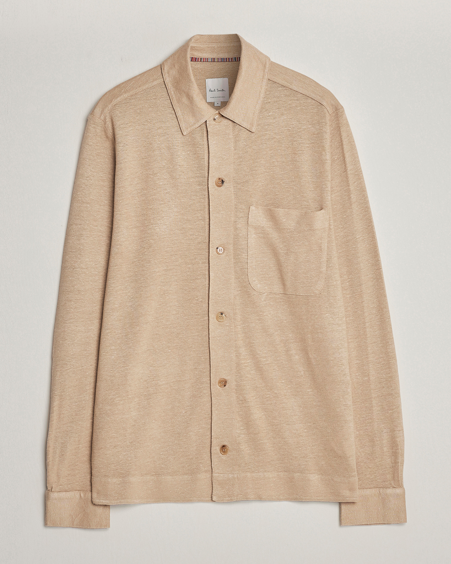 Homme | Chemises | Paul Smith | Linen Jersey Shirt Beige