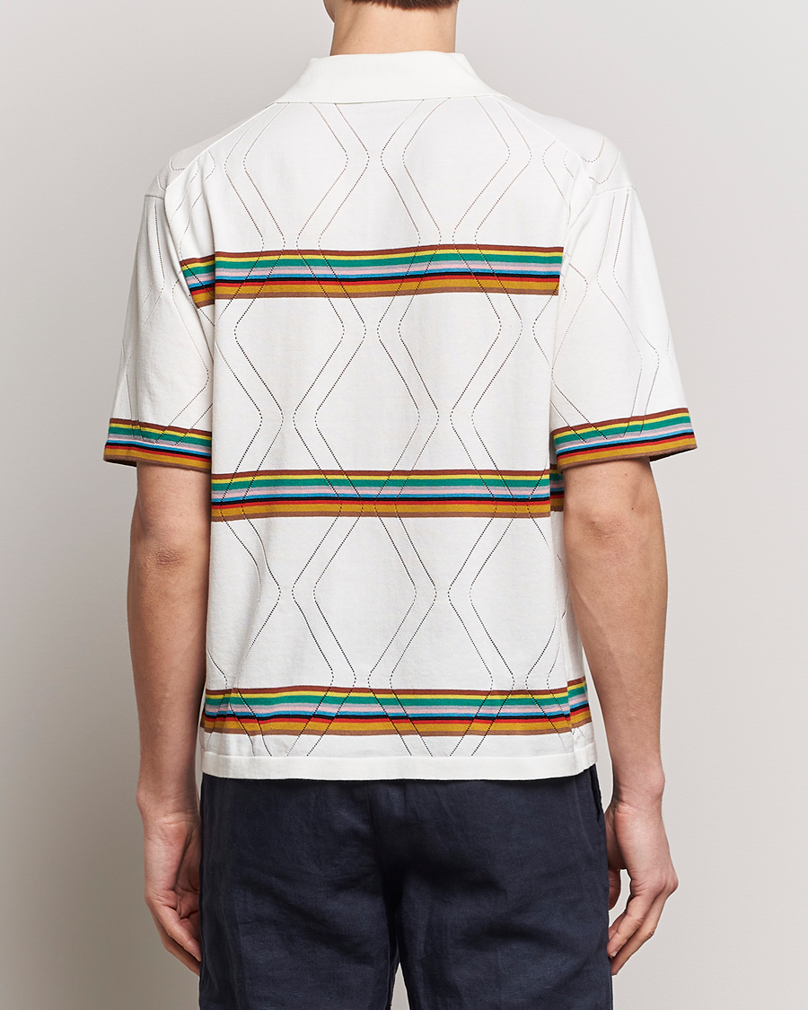 Homme | Chemises | Paul Smith | Cotton Knitted Short Sleeve Shirt White