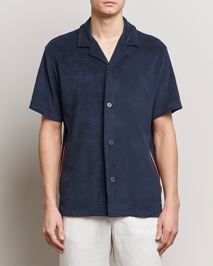 Homme | Chemises À Manches Courtes | Paul Smith | Resort Terry Shirt Navy