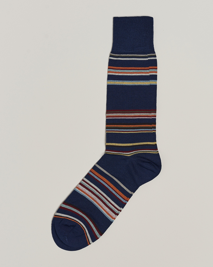 Homme | Sous-Vêtements Et Chaussettes | Paul Smith | Flavio Signature Stripe Socks Blue