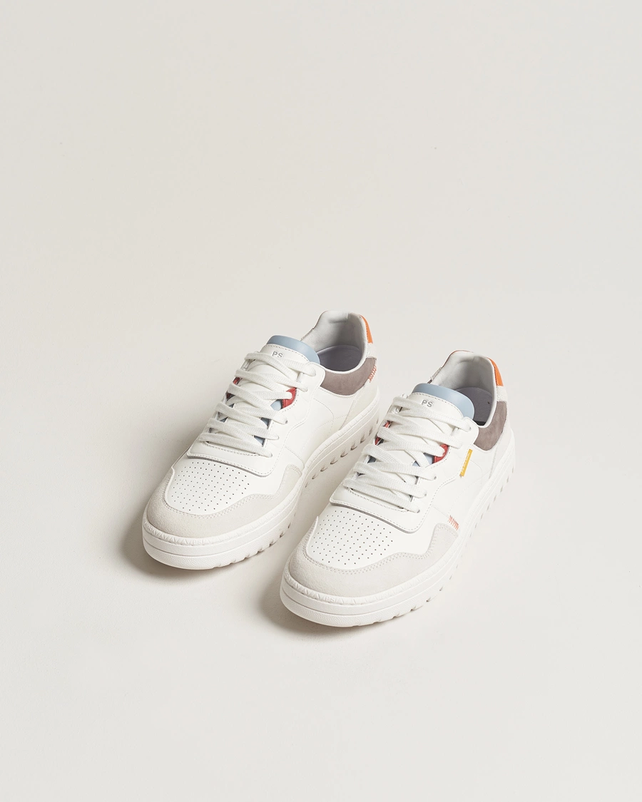 Homme |  | PS Paul Smith | Ellis Leather/Suede Sneaker White