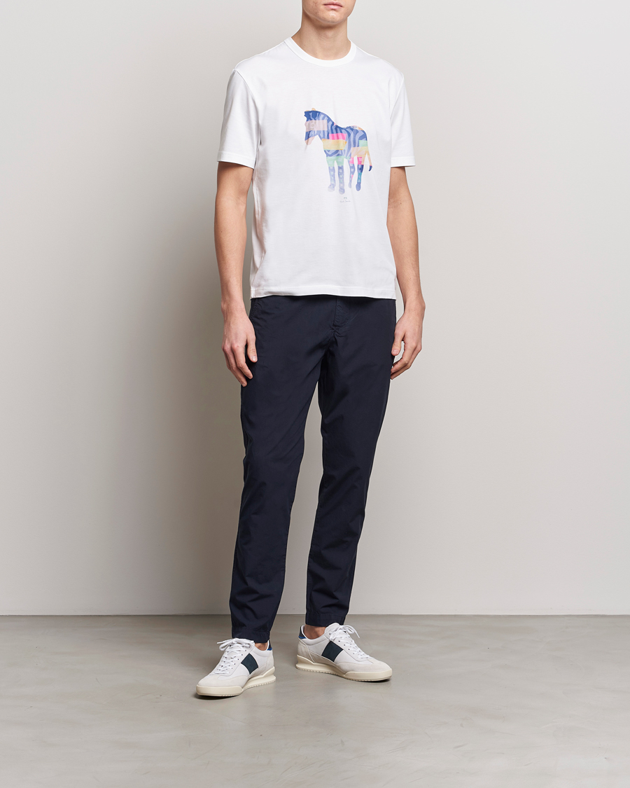 Homme | Pantalons | PS Paul Smith | Cotton Drawstring Trousers Navy