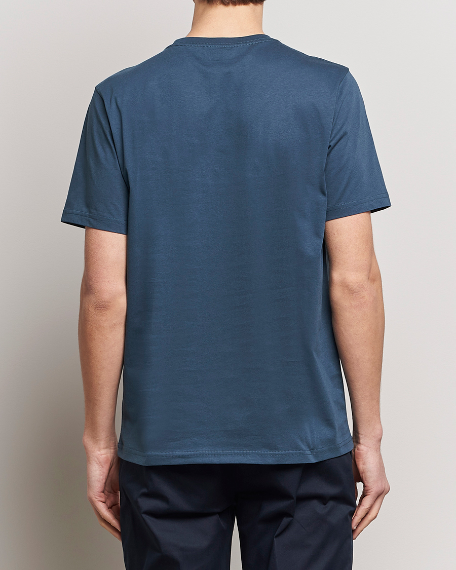 Homme | T-shirts | PS Paul Smith | Organic Cotton Badges Crew Neck T-Shirt Blue