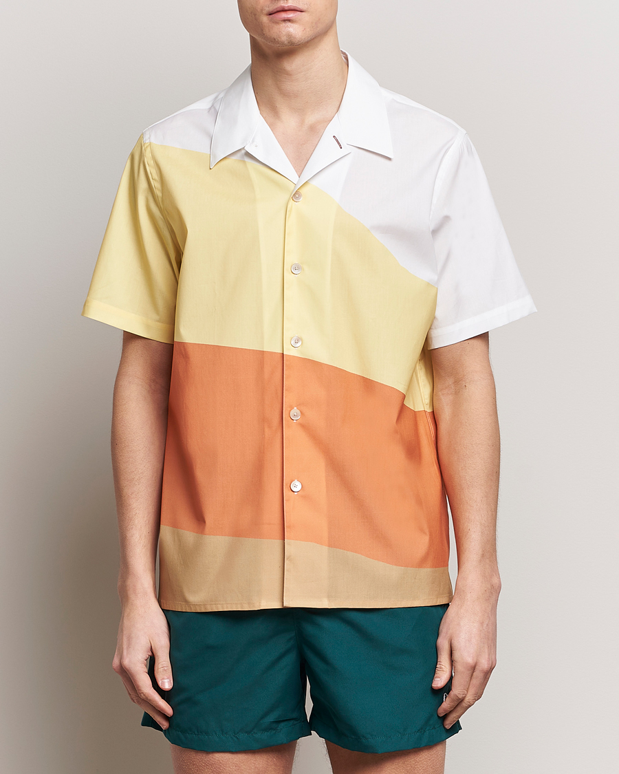 Homme | Best of British | PS Paul Smith | Blocksstriped Resort Short Sleeve Shirt Multi