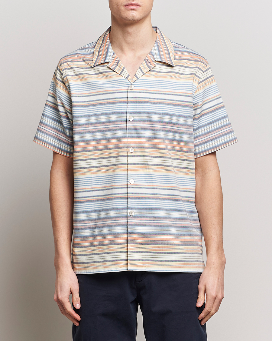 Homme | Best of British | PS Paul Smith | Striped Resort Short Sleeve Shirt Multi 