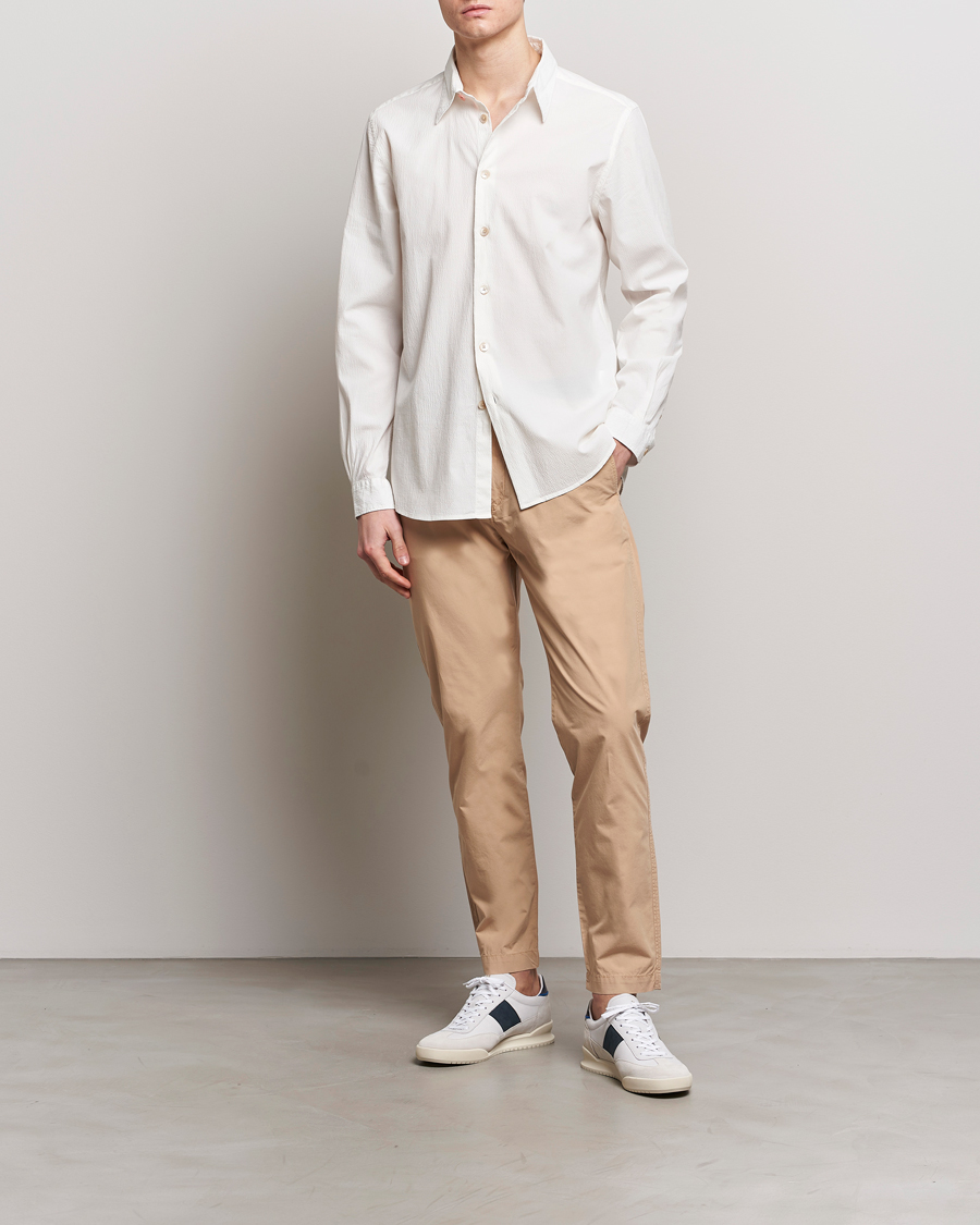 Homme | Chemises | PS Paul Smith | Regular Fit Seersucker Shirt White