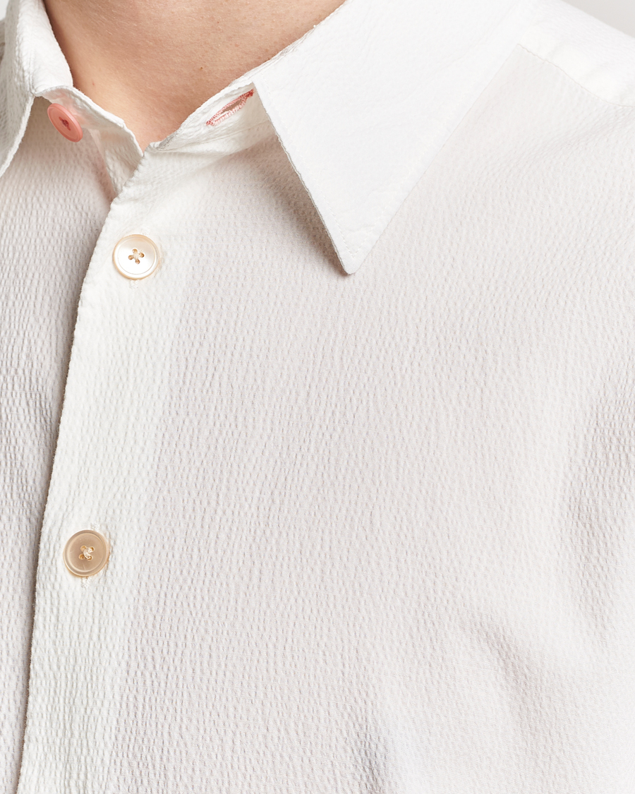 Homme | Chemises | PS Paul Smith | Regular Fit Seersucker Shirt White