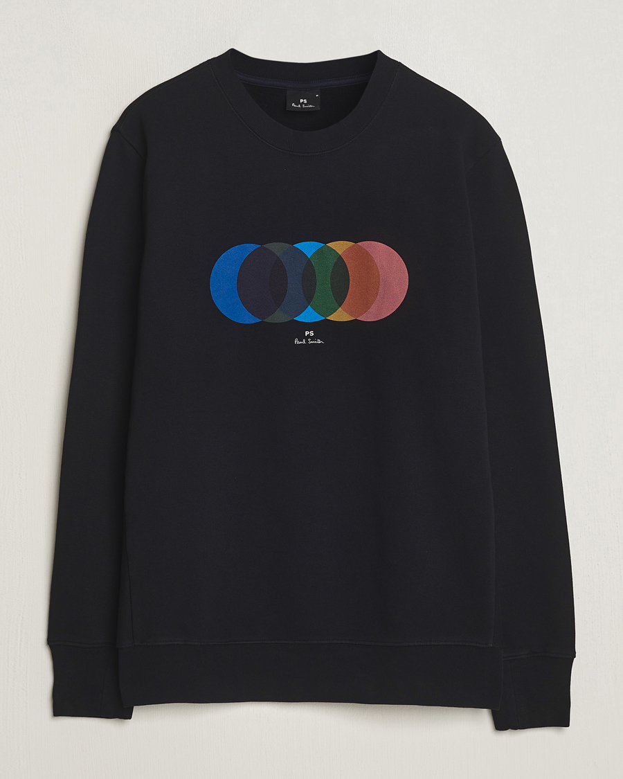 Homme | Pulls Et Tricots | PS Paul Smith | Circles Crew Neck Sweatshirt Black