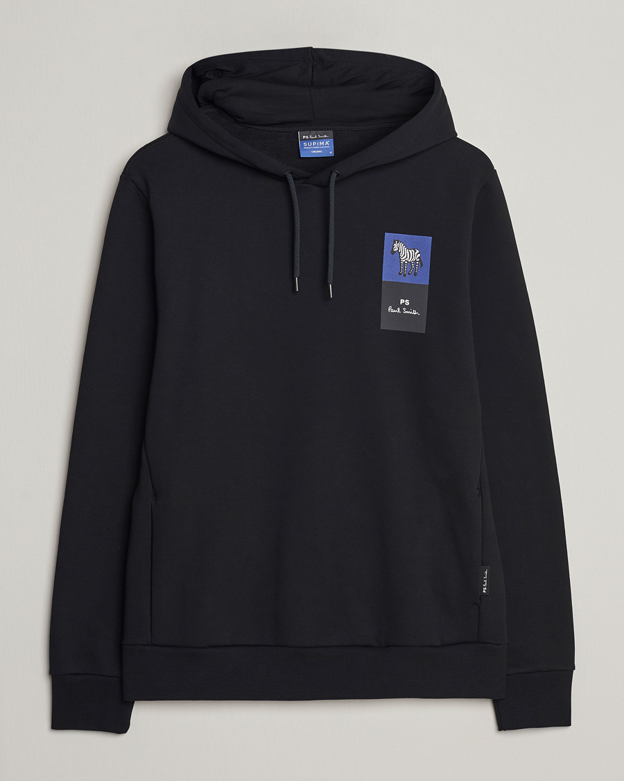 Homme | Pulls Et Tricots | PS Paul Smith | Zebra Hoodie Black