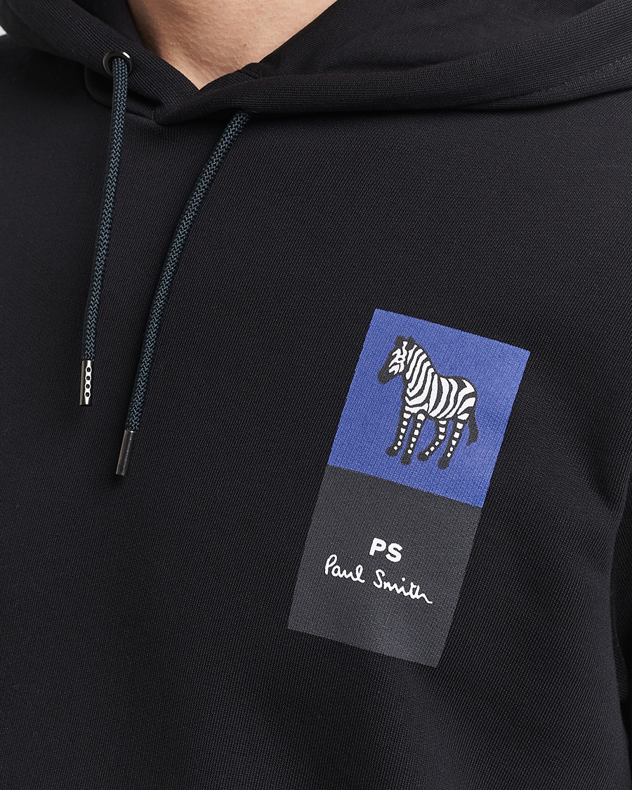 Homme | Pulls Et Tricots | PS Paul Smith | Zebra Hoodie Black