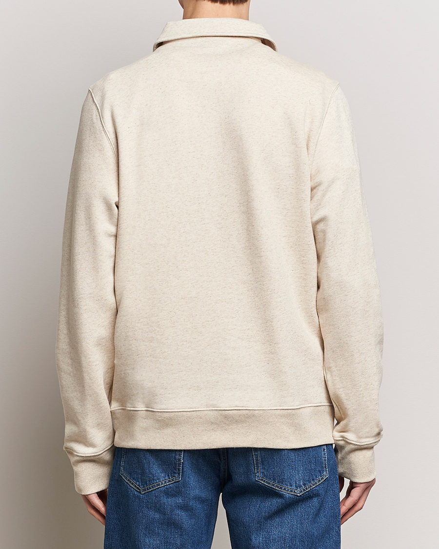 Homme | Pulls Et Tricots | PS Paul Smith | Cotton/Linen Zebra Half Zip Off White
