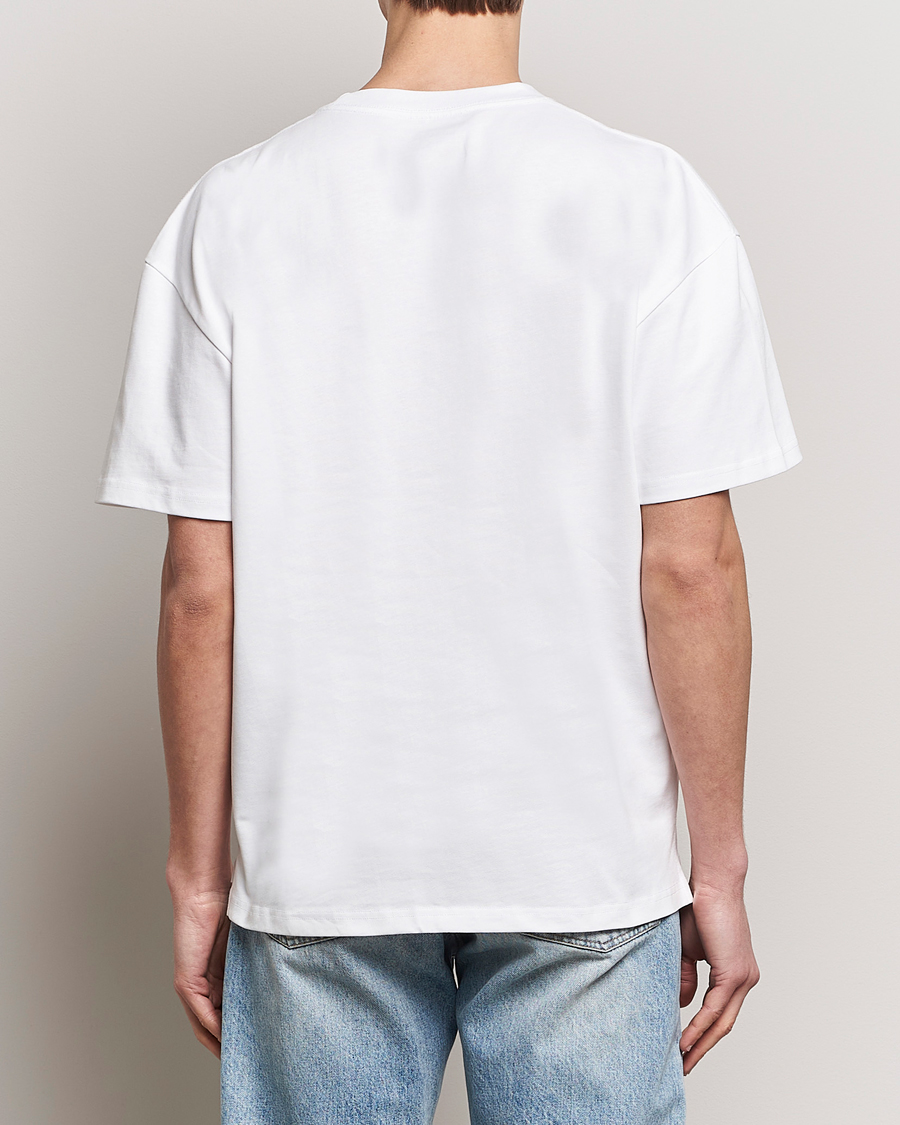 Homme | T-shirts | Bread & Boxers | Textured Heavy Crew Neck T-Shirt White