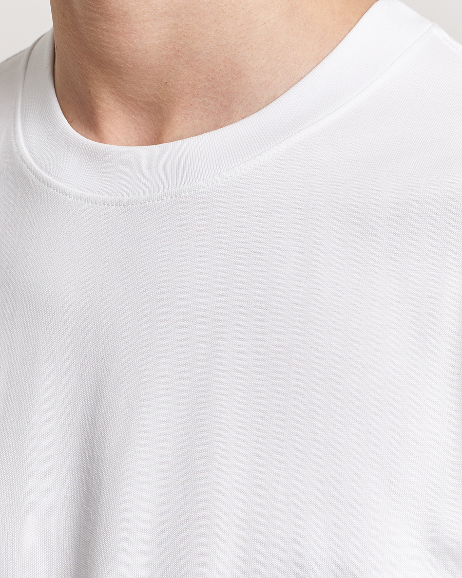 Homme | T-shirts | Bread & Boxers | Textured Heavy Crew Neck T-Shirt White