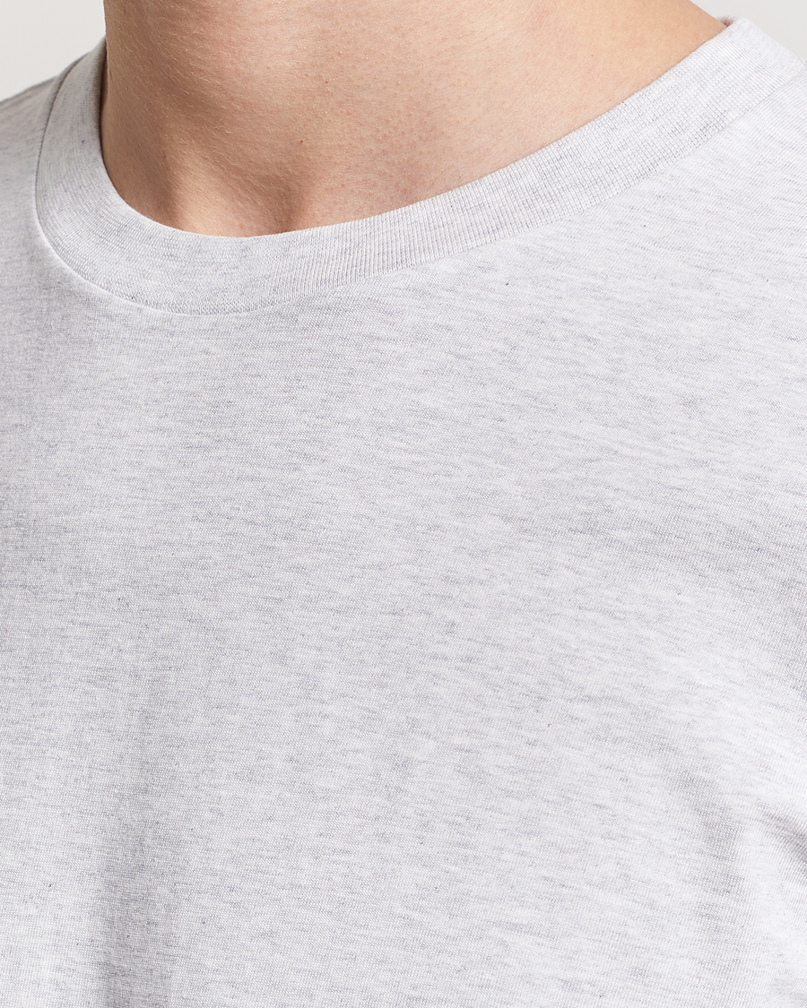 Homme | T-shirts | Bread & Boxers | Crew Neck Regular T-Shirt Light Grey Melange