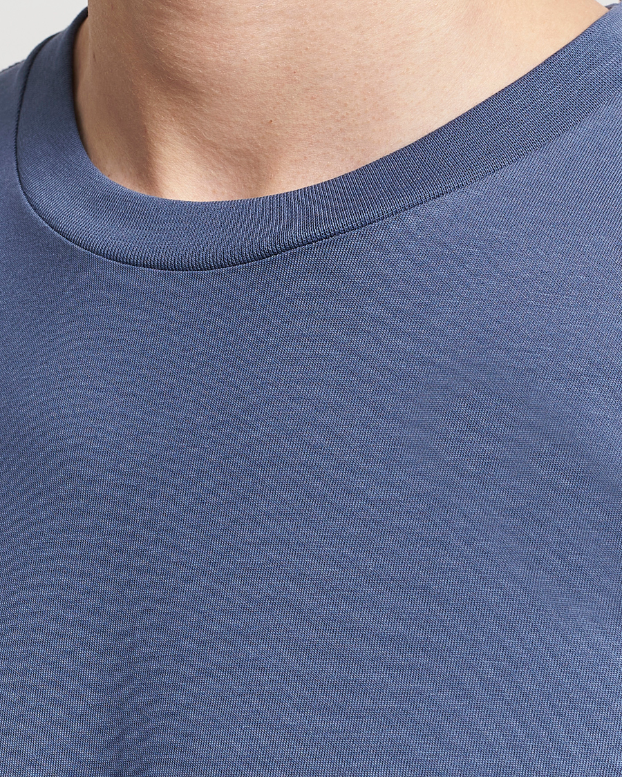 Homme | T-shirts | Bread & Boxers | Crew Neck Regular T-Shirt Denim Blue