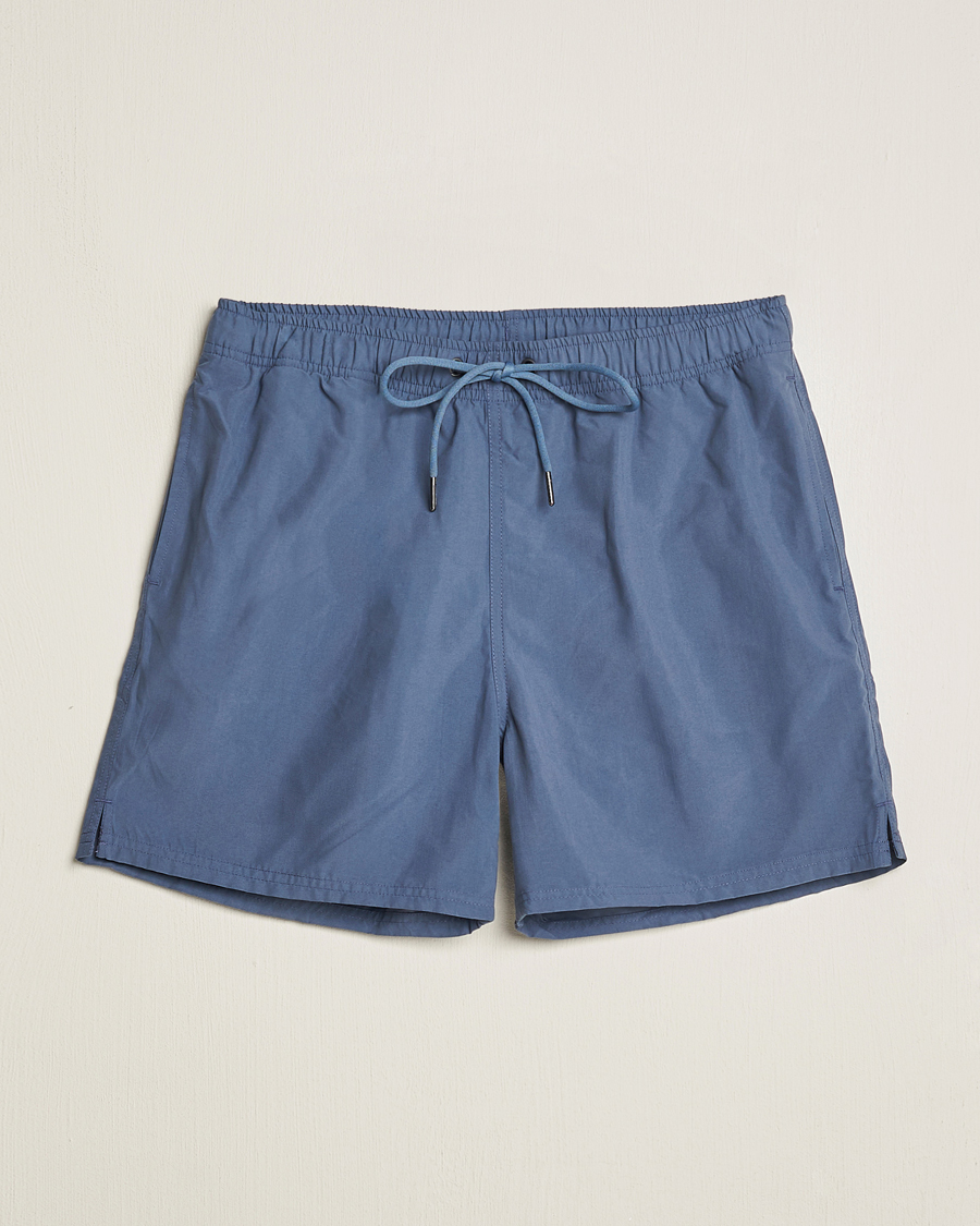 Homme | Maillots De Bain | Bread & Boxers | Swimshorts Denim Blue