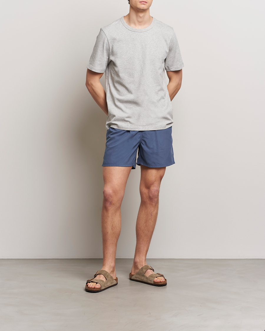 Homme | Maillots De Bain | Bread & Boxers | Swimshorts Denim Blue
