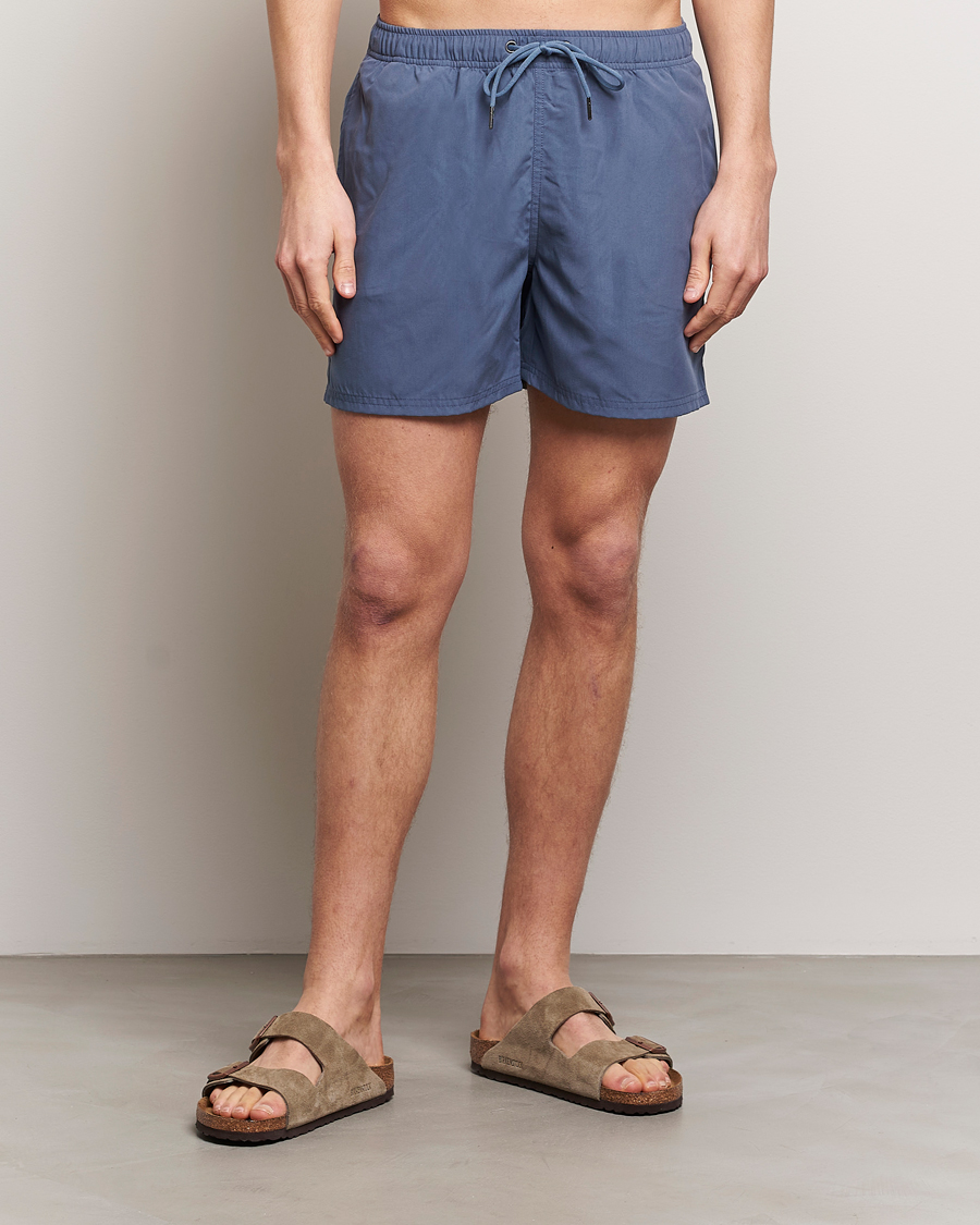 Homme | Maillots De Bain | Bread & Boxers | Swimshorts Denim Blue