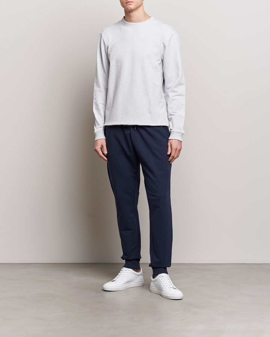 Homme | Pulls Et Tricots | Bread & Boxers | Loungewear Crew Neck Sweatshirt Light Grey Melange