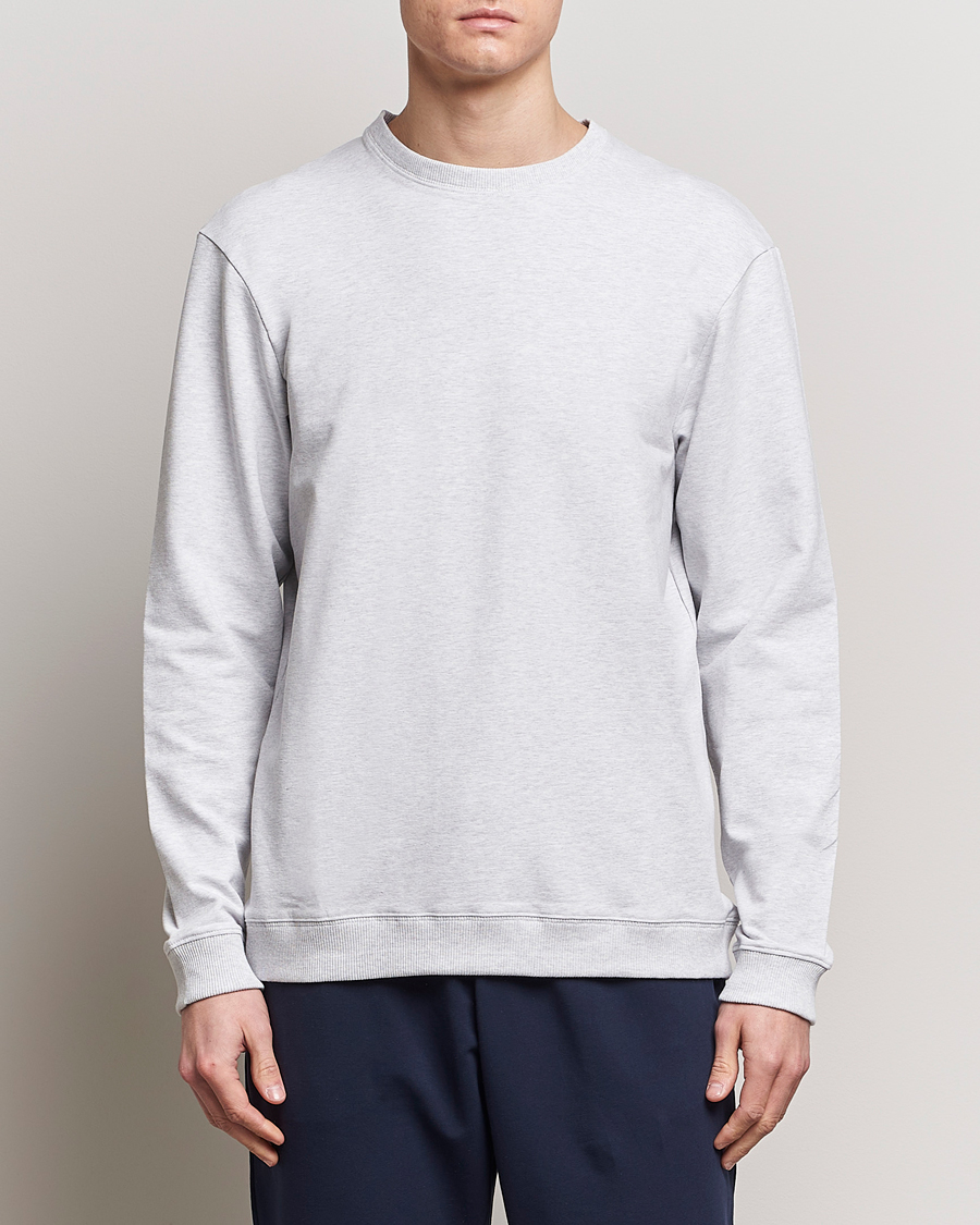 Homme | Pulls Et Tricots | Bread & Boxers | Loungewear Crew Neck Sweatshirt Light Grey Melange