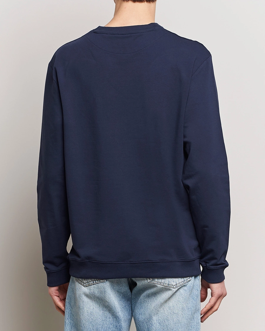 Homme | Pulls Et Tricots | Bread & Boxers | Loungewear Crew Neck Sweatshirt Navy Blue
