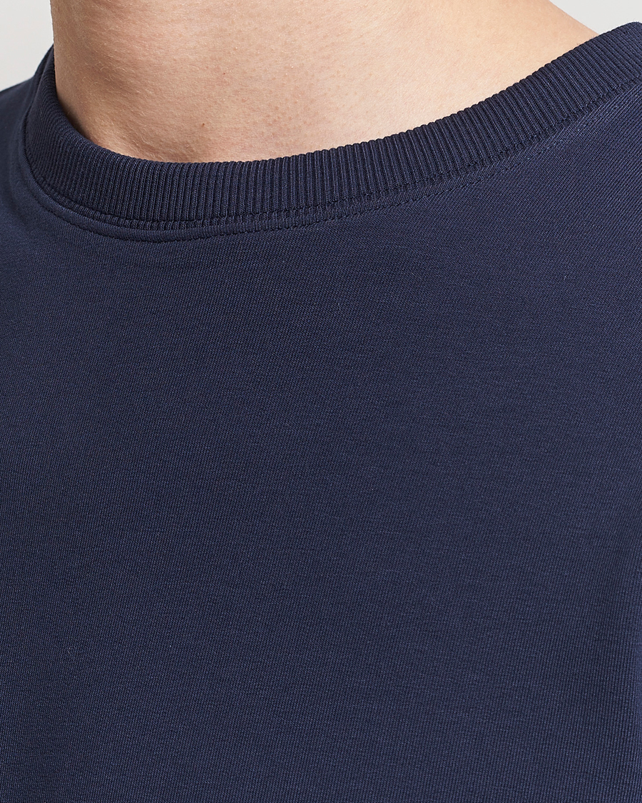 Homme | Pulls Et Tricots | Bread & Boxers | Loungewear Crew Neck Sweatshirt Navy Blue