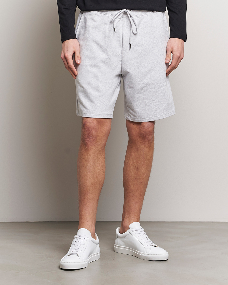 Homme | Sweatshorts | Bread & Boxers | Loungewear Shorts Light Grey Melange