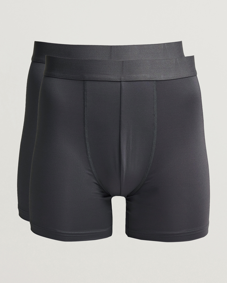 Homme | Sous-Vêtements Et Chaussettes | Bread & Boxers | 2-Pack Active Boxer Brief Iron Grey