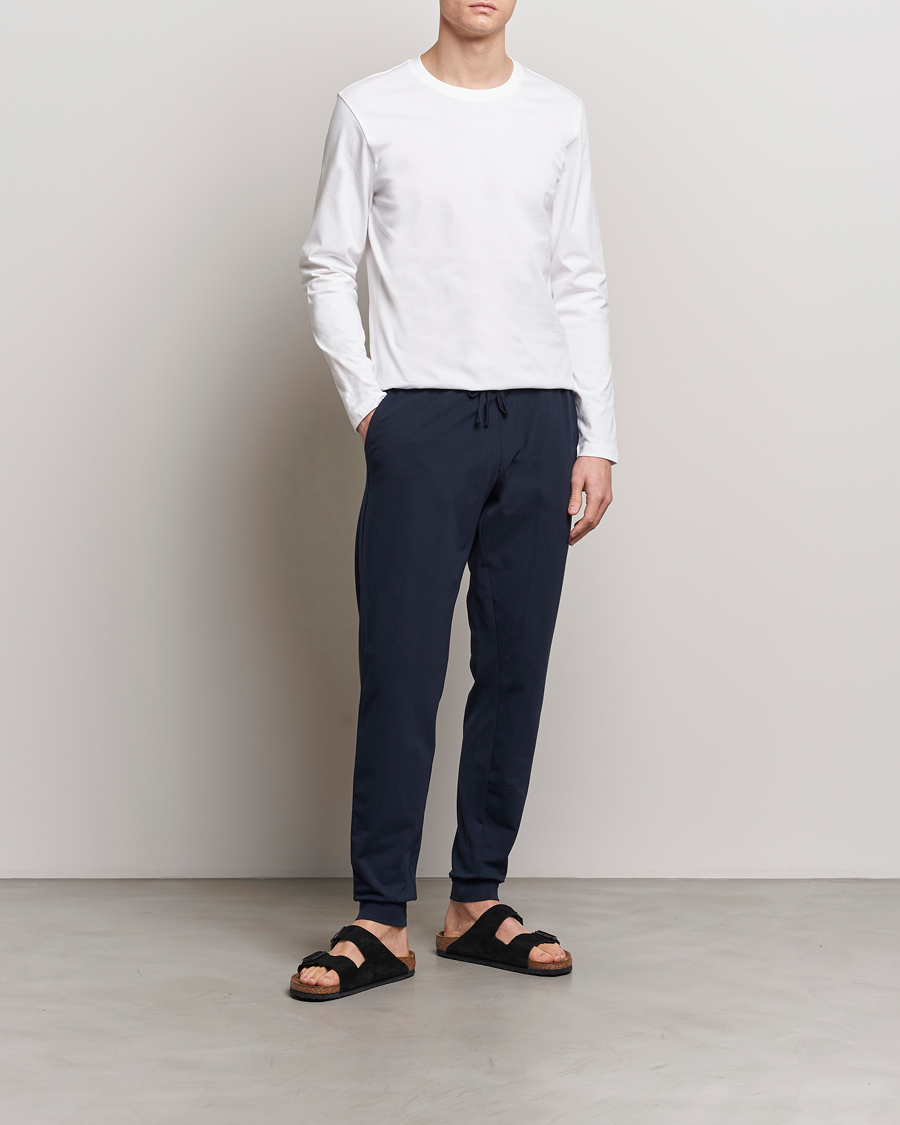 Homme | T-shirts | Bread & Boxers | Long Sleeve T-Shirt White