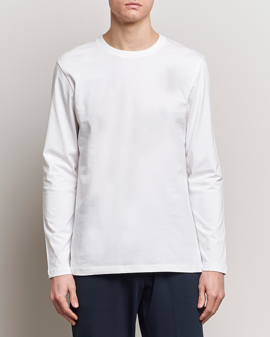 Homme | Bread & Boxers | Bread & Boxers | Long Sleeve T-Shirt White