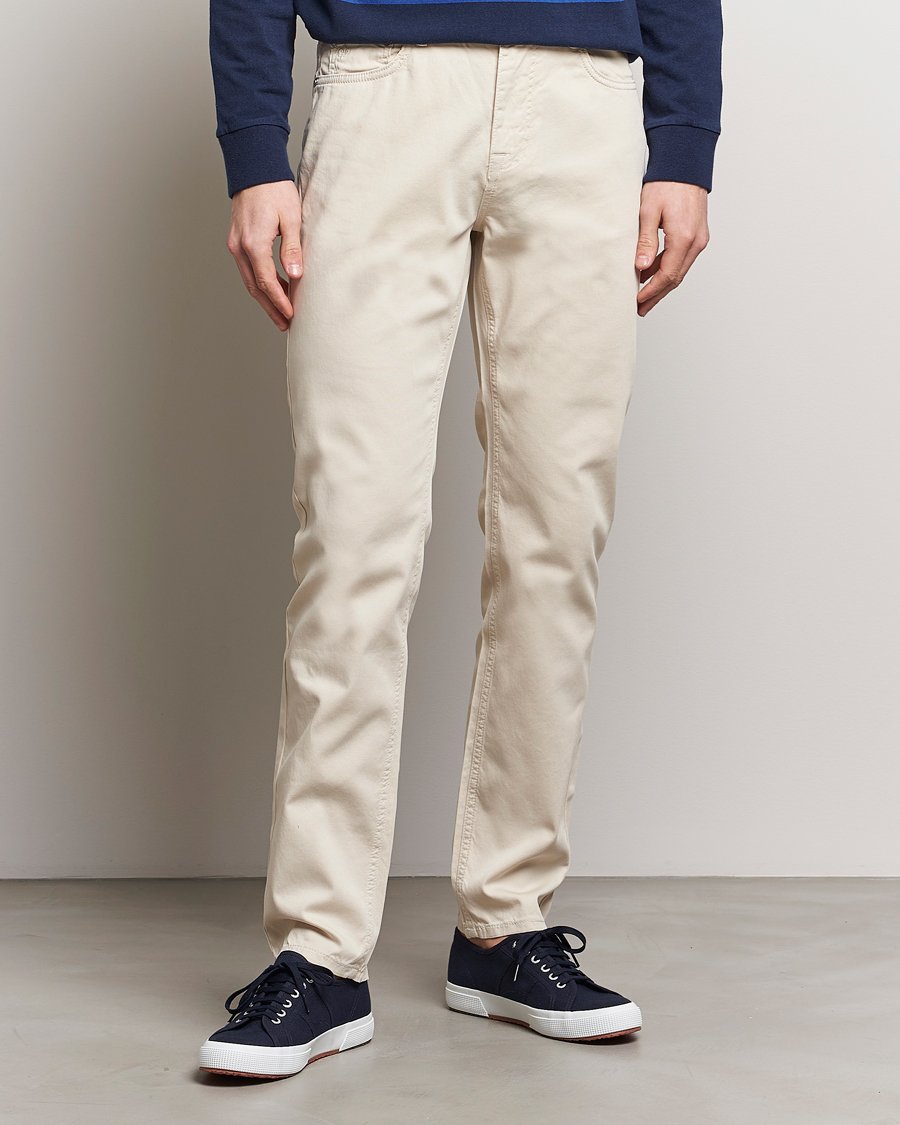 Homme | Pantalon Décontracté | Morris | James Structured 5-Pocket Trousers Off White