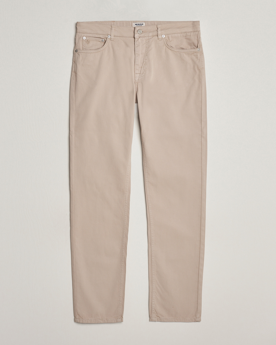 Homme | Pantalons | Morris | James Structured 5-Pocket Trousers Khaki